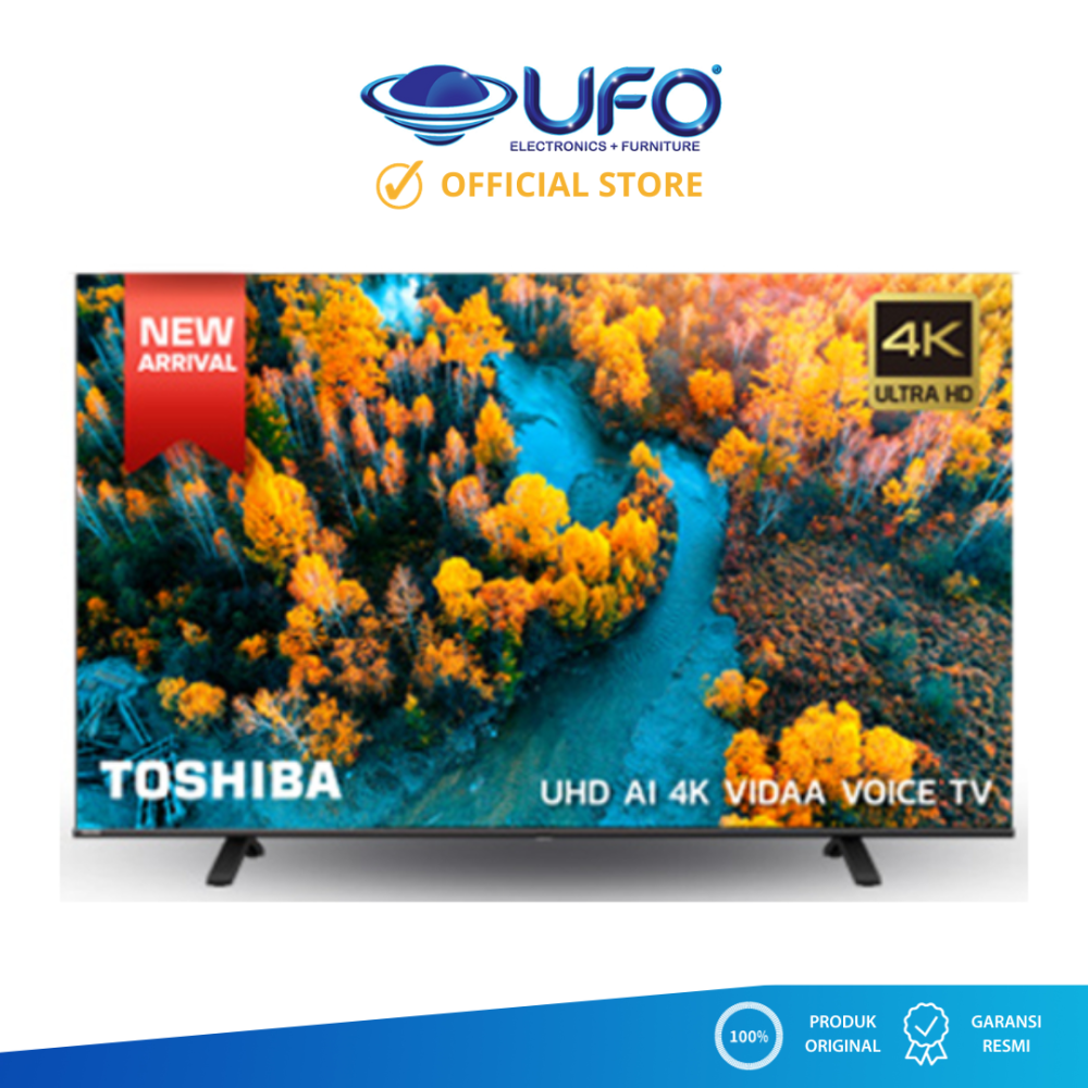 Toshiba 55 Inch 4K HDR Smart Vidaa 55E330MP UFO Elektronika Toko Elektronik Online